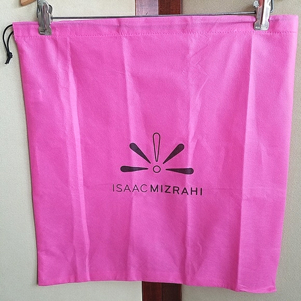 Isaac Mizrahi Recycled Dust Bags Pink